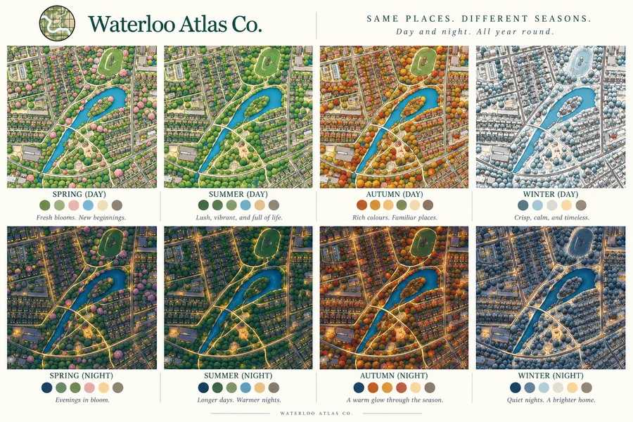 Seasonal map design studies