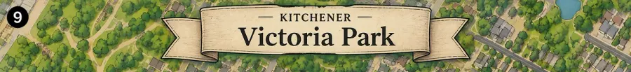 Ribbon banner title treatment